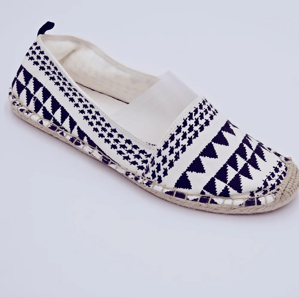 NEW! AE Outfitters Black and White Espadrilles